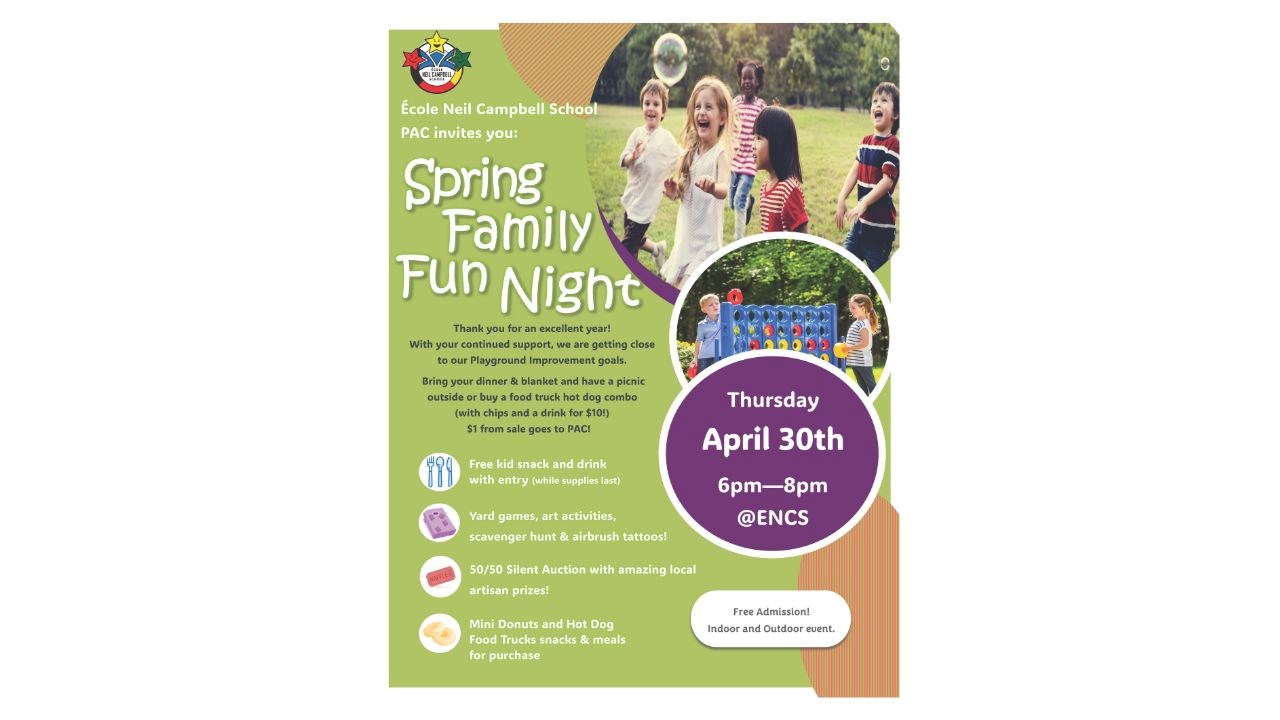 P.A.C. Spring Family Fun Night